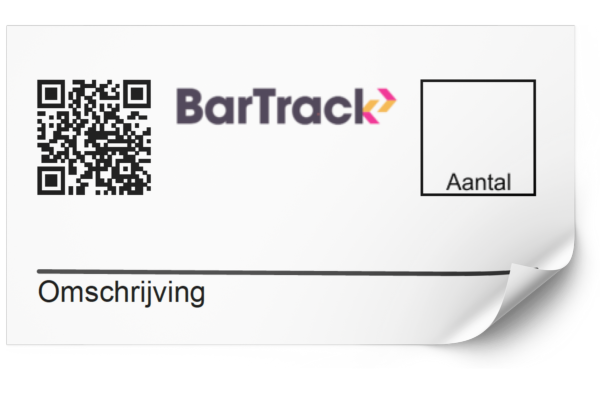 BarTrack Bestelsticker